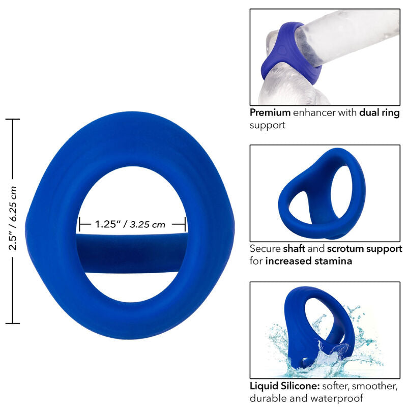 Anillo Peneano y Testicular Doble Admiral - Azul