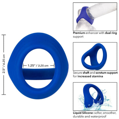 Anillo Peneano y Testicular Doble Admiral - Azul