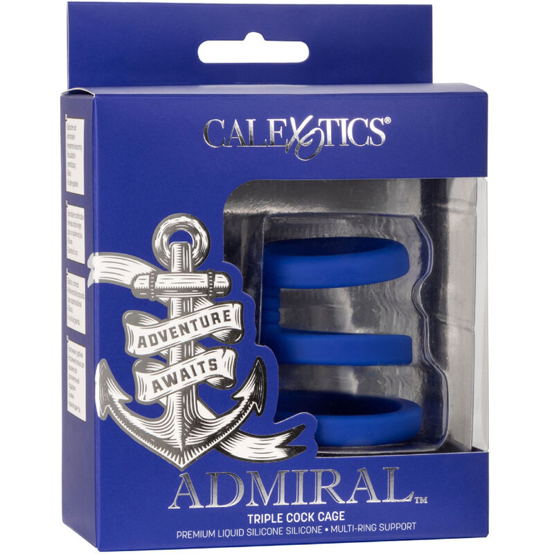 Anillo Peneano Admiral Triple Azul