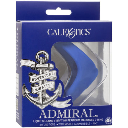 Anillo Vibratorio y Masajeador de Perineo Admiral Azul