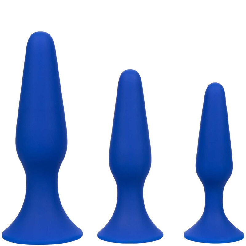 Plug Anal de Entrenamiento con 3 Piezas Azules