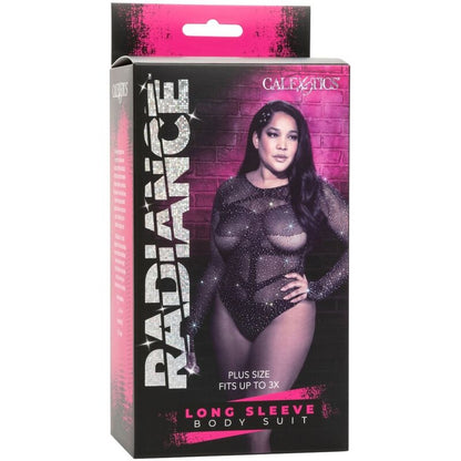 Body Radiance Talla Grande de Manga Larga con Pedrería