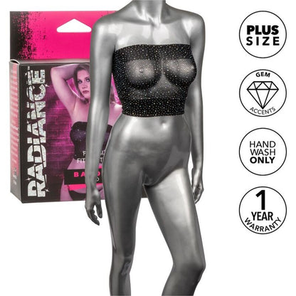 Top Bandeau Radiance Tallas Grandes con Estrás