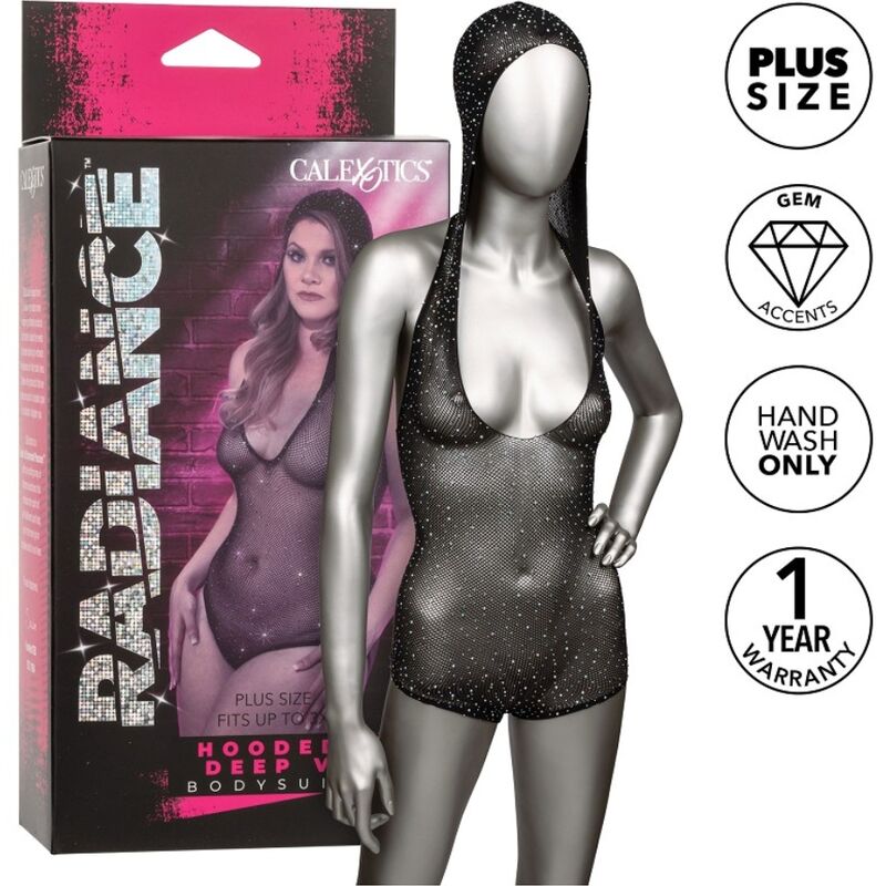 Body Radiance con Capucha Escote V Tallas Grandes
