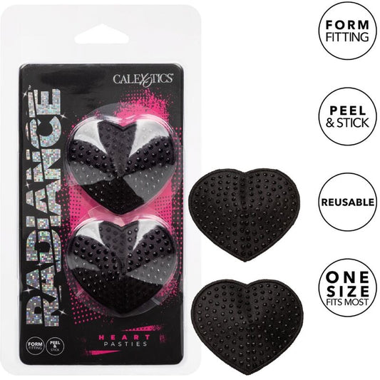 Protectores de Pezones Radiance Jewel en Forma de Corazón