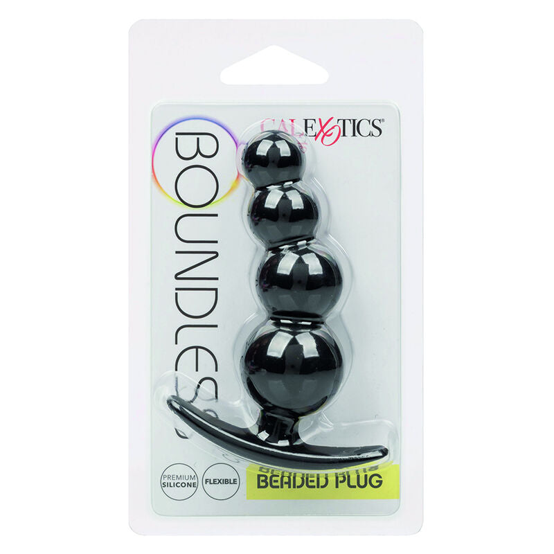 Plug Anal de Cuentas Boundless con Base Ergonómica