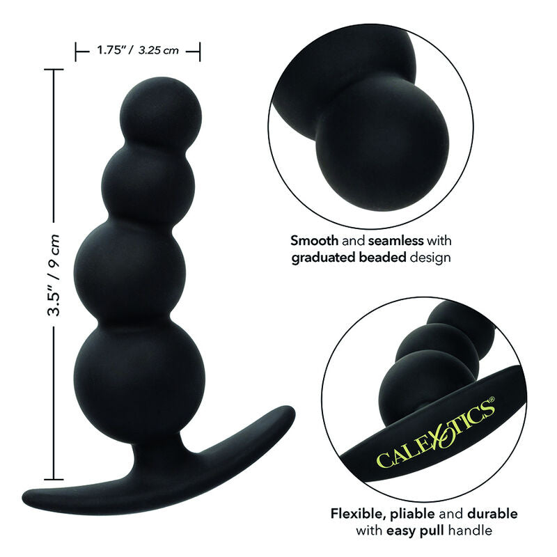 Plug Anal de Cuentas Boundless con Base Ergonómica