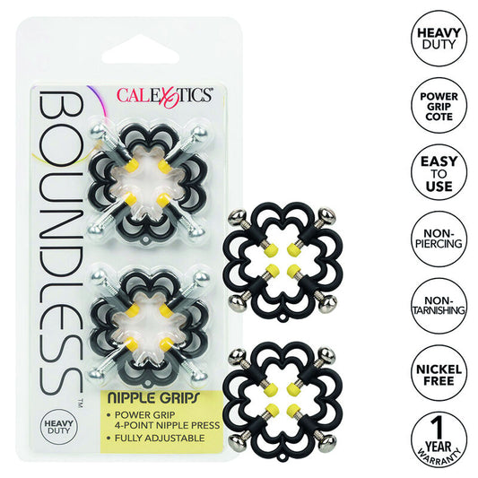 Pinzas para Pezones Boundless con Ajuste de 4 Puntos