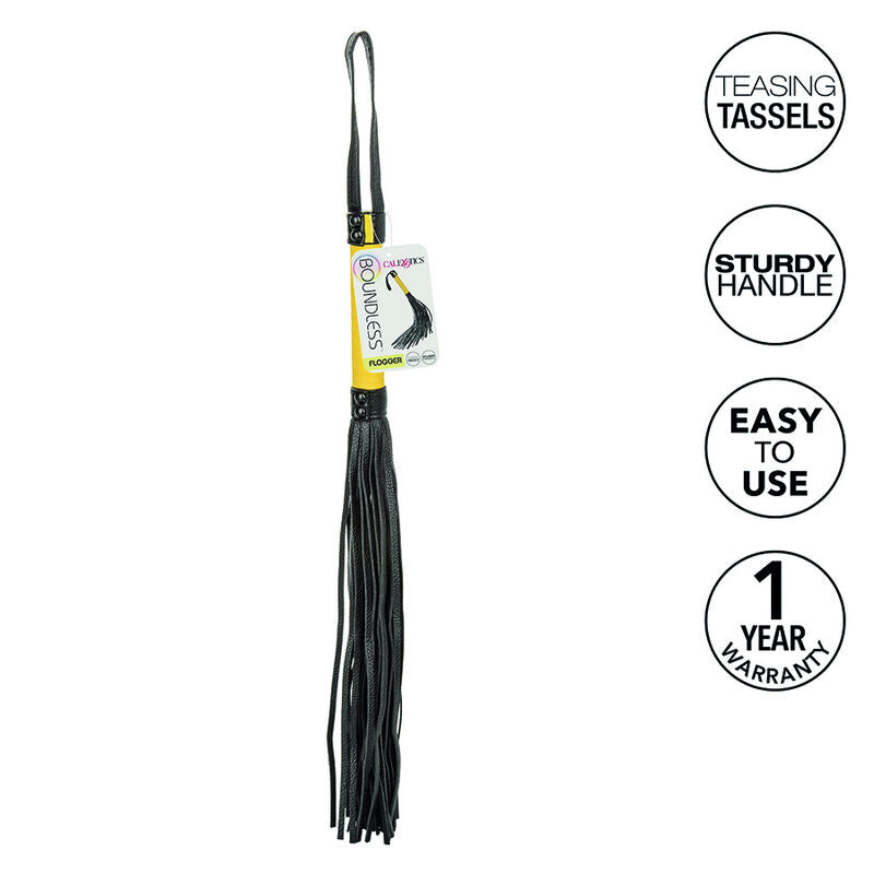 Látigo BDSM Boundless Flogger de Cuero Vegano