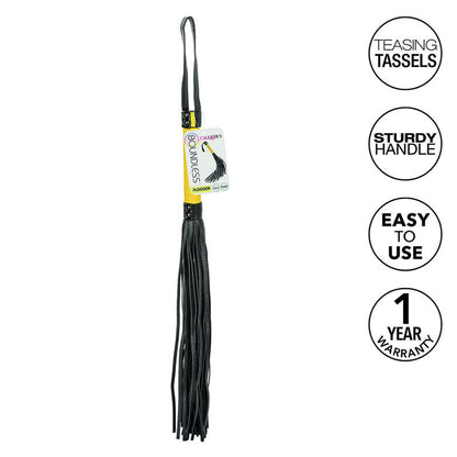 Látigo BDSM Boundless Flogger de Cuero Vegano