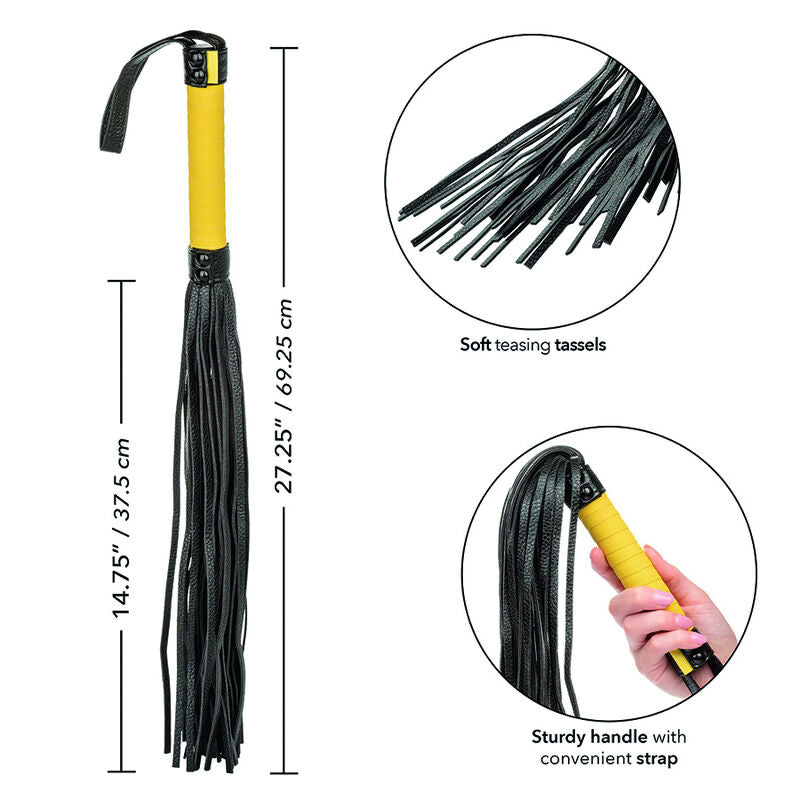 Látigo BDSM Boundless Flogger de Cuero Vegano