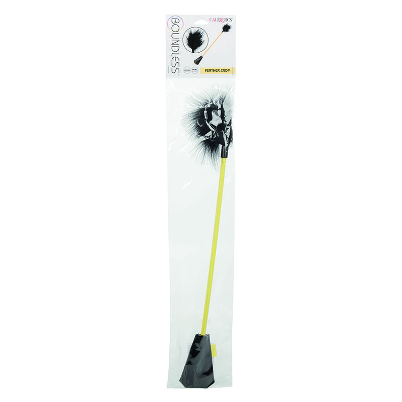 Látigo BDSM Doble con Plumas Boundless