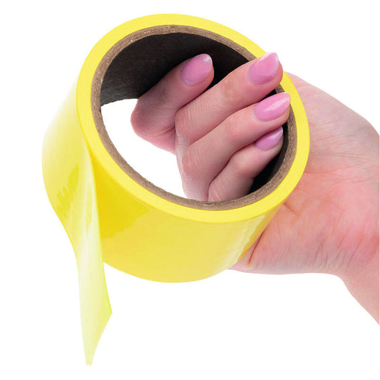 Cinta de Bondage Autoadhesiva Amarilla - 18 Metros