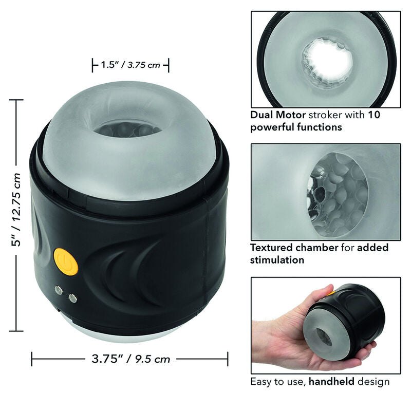Masturbador Masculino Boundless de Doble Motor Vibratorio
