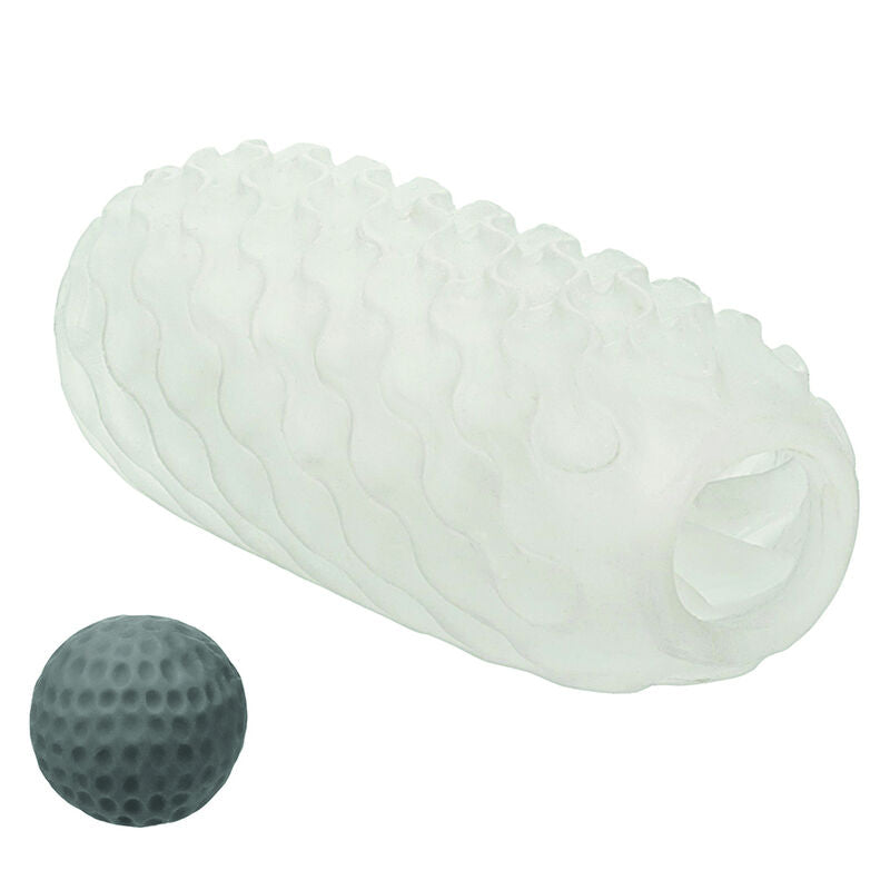 Masturbador Masculino Boundless Reversible Squishy Ball Stroker Amarillo