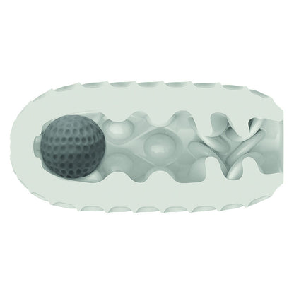 Masturbador Masculino Boundless Reversible Squishy Ball Stroker Amarillo