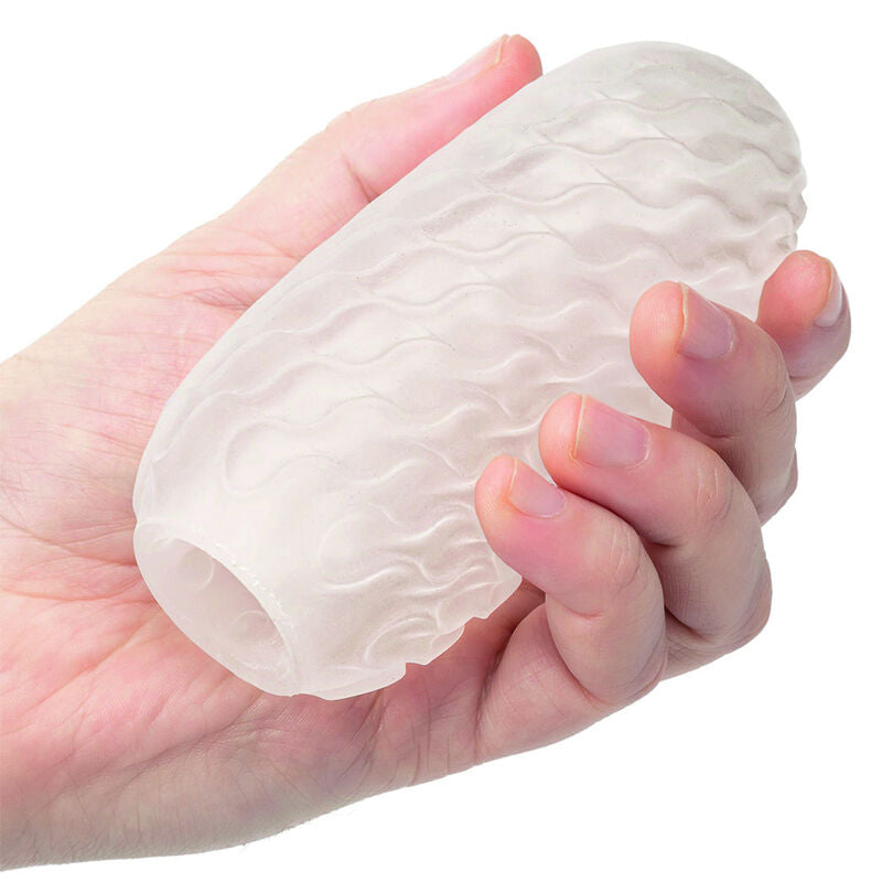 Masturbador Masculino Boundless Reversible Squishy Ball Stroker Amarillo