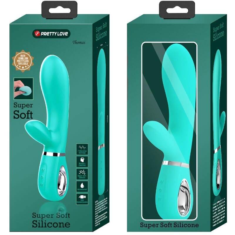 Vibrador Multifunção PRETTY LOVE Ponto G e Clitoriano com 7 Funções