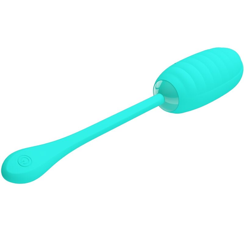 PRETTY LOVE Ovo Vibratório Recarregável Kirk Aqua Verde, discreto e com múltiplas funções.