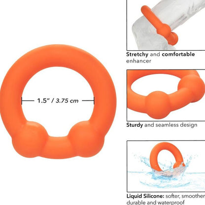 Anillo Peneano de Doble Bola Alpha Naranja