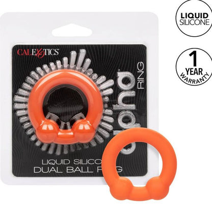 Anillo Peneano de Doble Bola Alpha Naranja