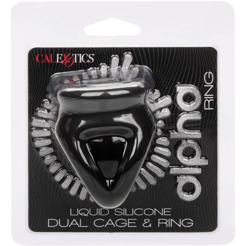 Anillo Peneano Alpha de Jaula Doble Negro