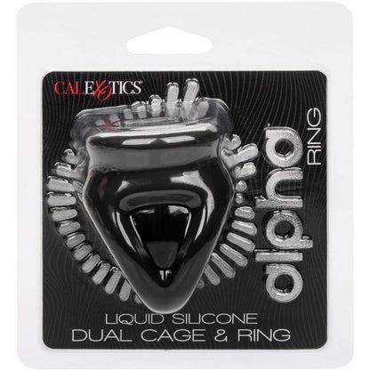 Anillo Peneano Alpha de Jaula Doble Negro