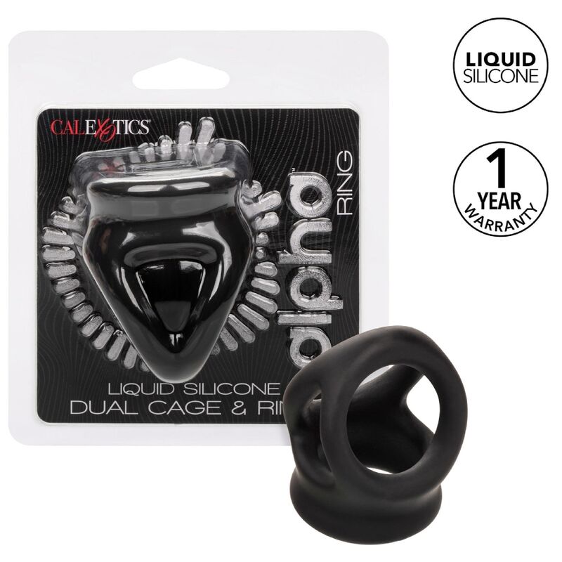 Anillo Peneano Alpha de Jaula Doble Negro