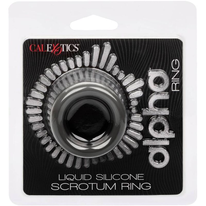 Anillo Escrotal Alpha de Alargamiento Negro