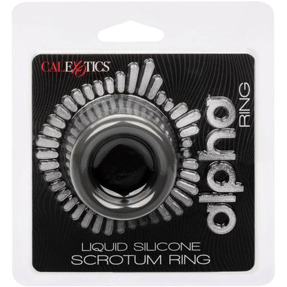 Anillo Escrotal Alpha de Alargamiento Negro