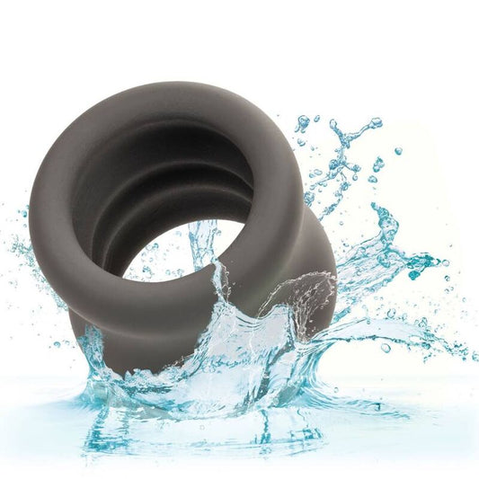 Anillo Escrotal Alpha de Alargamiento Negro
