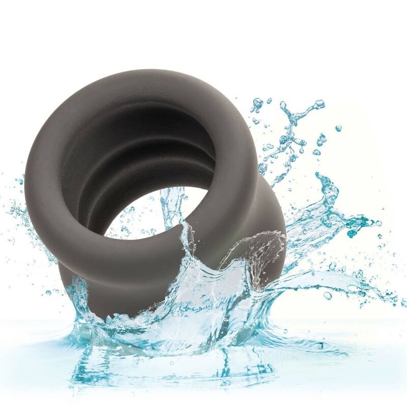 Anillo Escrotal Alpha de Alargamiento Negro