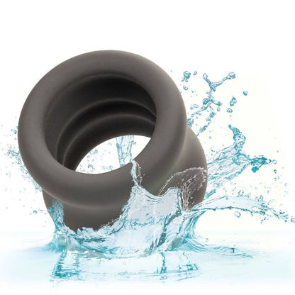 Anillo Escrotal Alpha de Alargamiento Negro