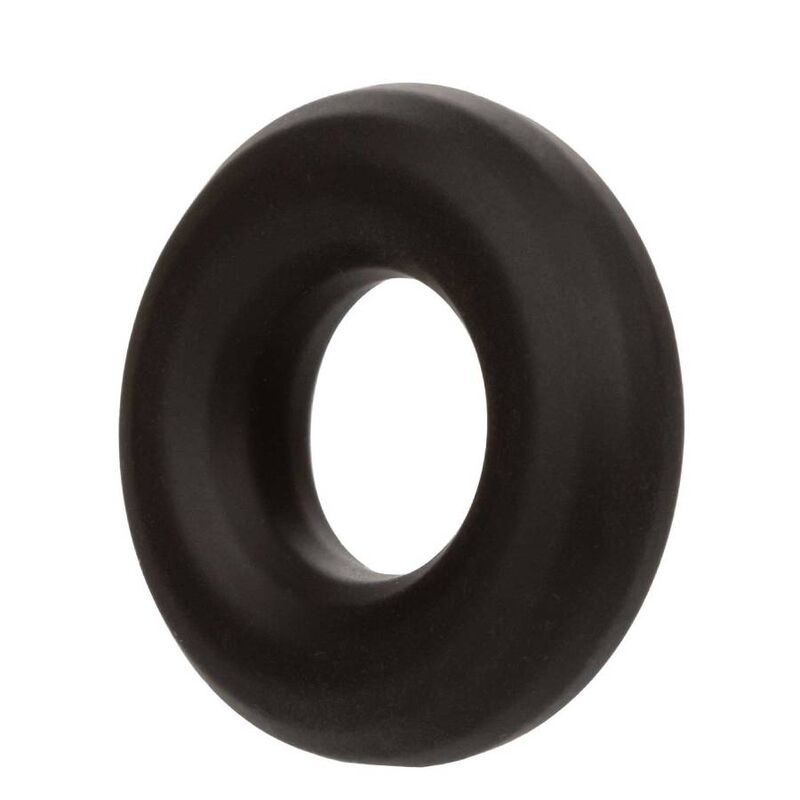 Anillo Peneano Prolongador Alpha de Silicona Líquida Negro