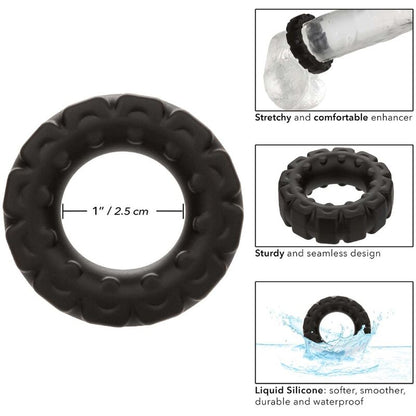 Anillo Peneano Alpha Prolong Tread Negro