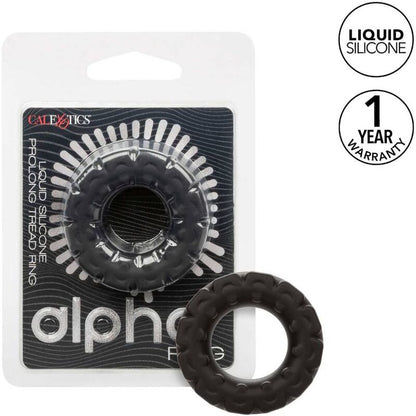 Anillo Peneano Alpha Prolong Tread Negro
