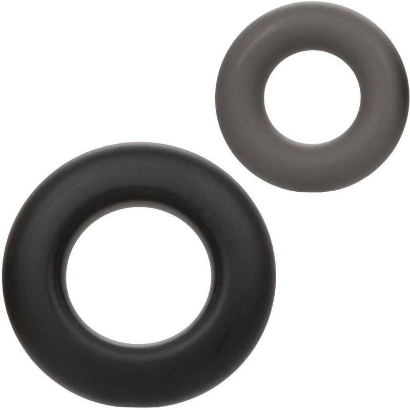 Anillos para el Pene Alpha Conjunto Prolong de 2, Gris