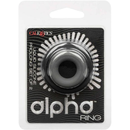 Anillos para el Pene Alpha Conjunto Prolong de 2, Gris