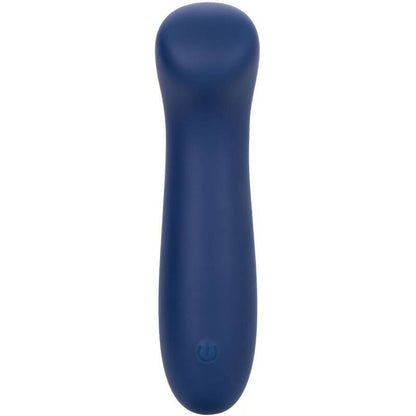 Vibrador Punto G Cachemir Satén Azul con Cabeza Plana