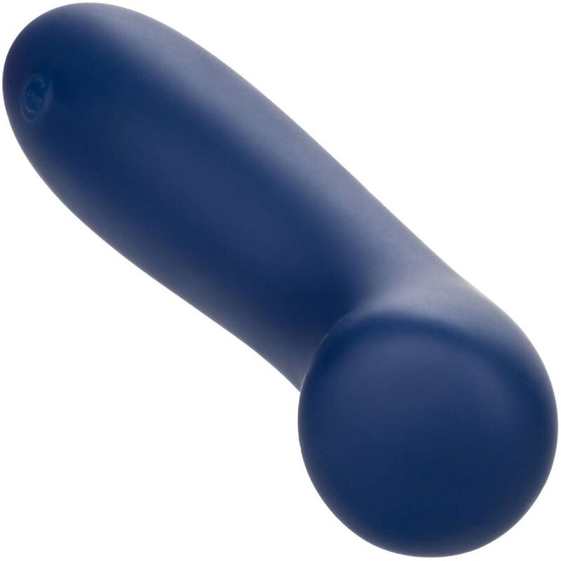 Vibrador Punto G Cachemir Satén Azul con Cabeza Plana