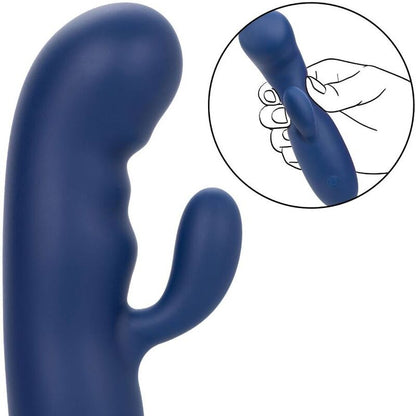 Vibrador Punto G Cashmere Silk Duo Azul