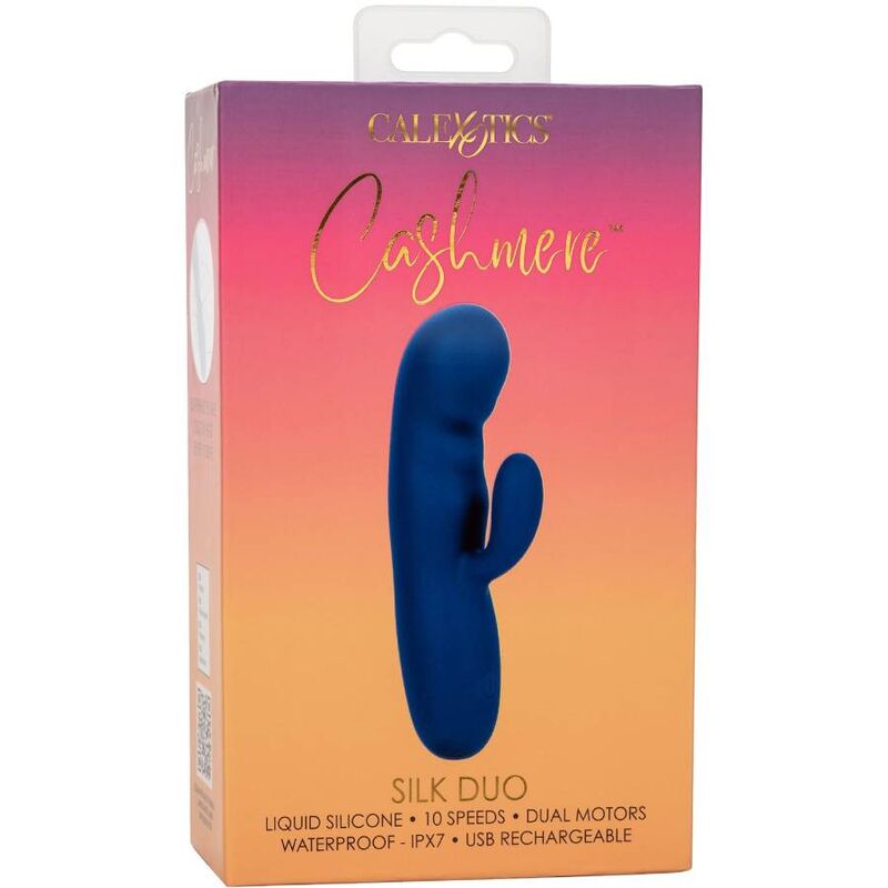 Vibrador Punto G Cashmere Silk Duo Azul