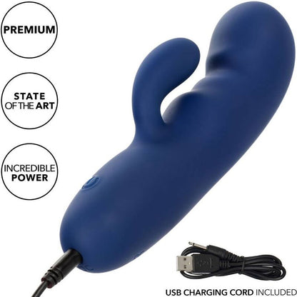 Vibrador Punto G Cashmere Silk Duo Azul