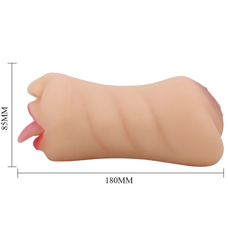 Masturbador Masculino con Doble Entrada en Forma de Vagina