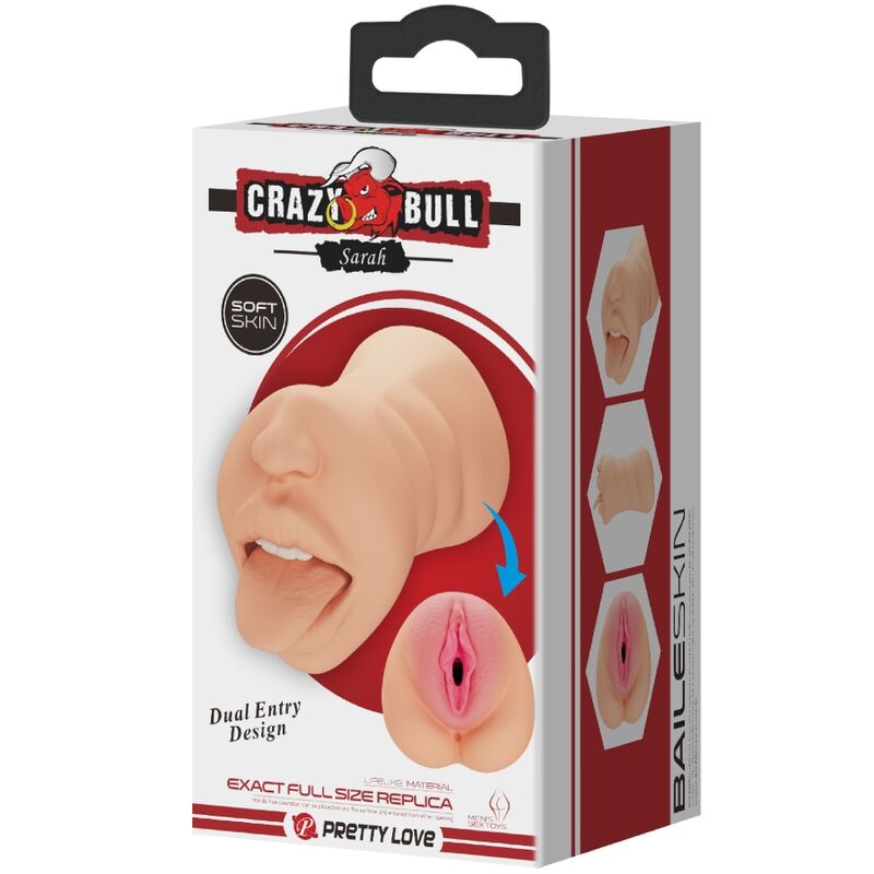 Masturbador Masculino con Doble Entrada en Forma de Vagina