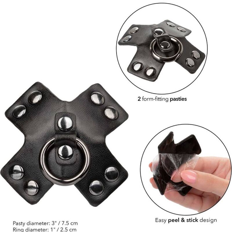 Cubiertas para Pezones O-Ring Euphoria Negras