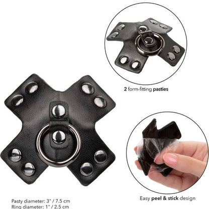 Cubiertas para Pezones O-Ring Euphoria Negras