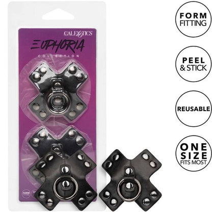 Cubiertas para Pezones O-Ring Euphoria Negras