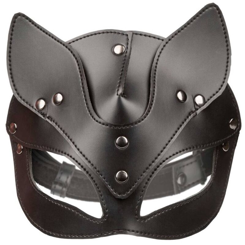 Máscara de Gato Euphoria para BDSM en Cuero Vegano