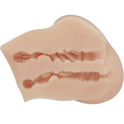 Vibrador Realista Doble con Vagina y Ano y Control Remoto